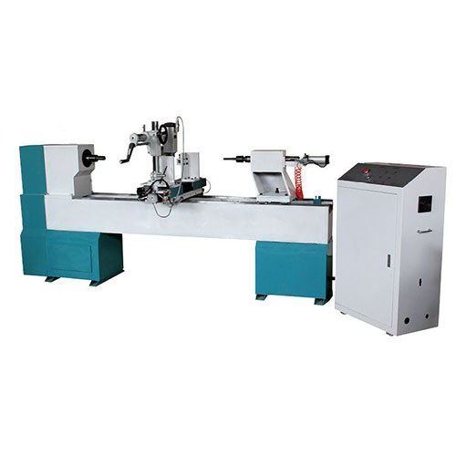 Single Axis and Two Blades CNC Wood Lathe